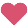 pink icon of a heart